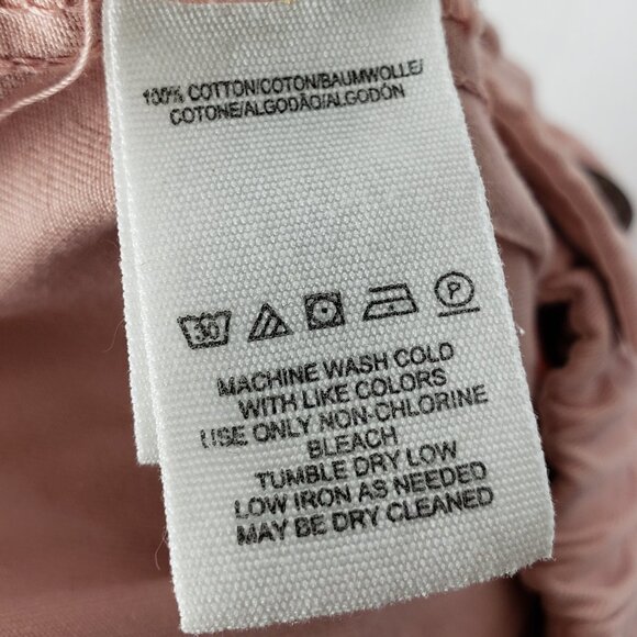 Free People Cadet Jogger Pants Button Fly Light Pink size S Bohemian Resort - Picture 10 of 13